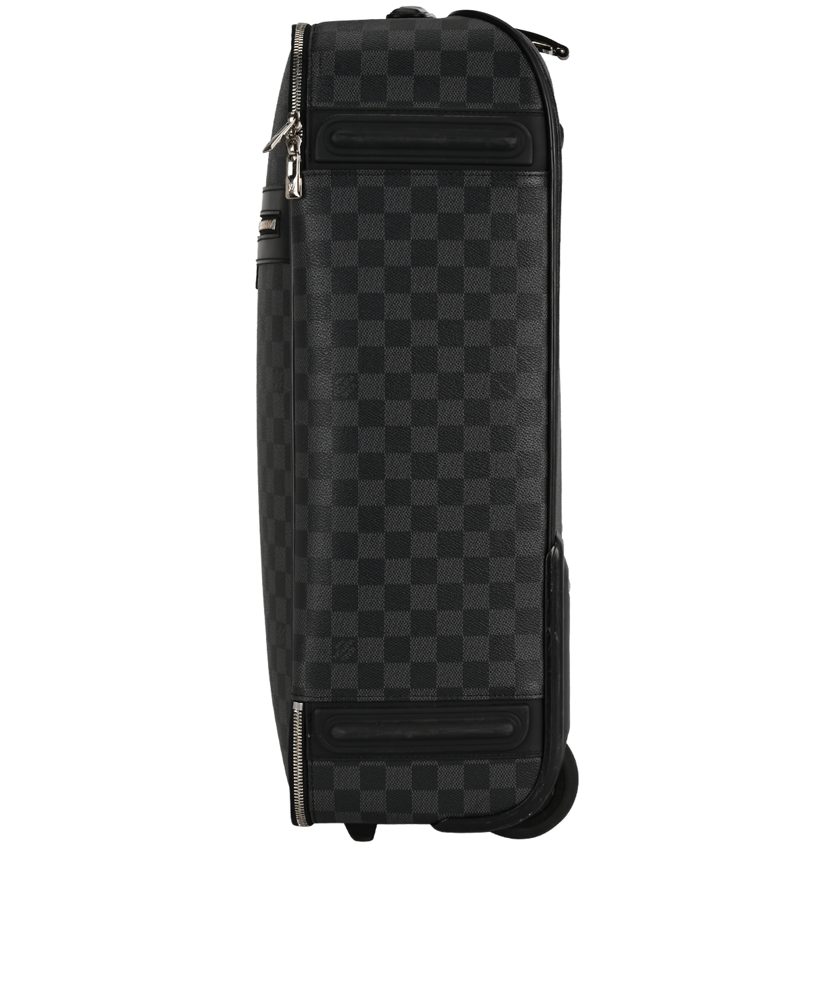 Pegase 50, &pound;1,600, Handbags, Black/Grey, Canvas/Leather, Bottom view